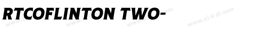 RTCOFlinton Two字体转换 RTCOFlinton Two字体转换